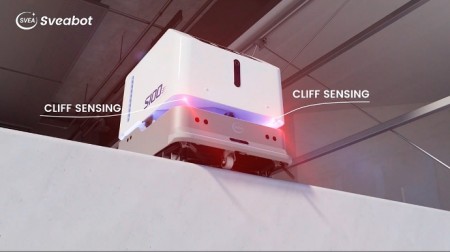 Robot industri gulvvaskemaskin Sveabot S100 Pro M 